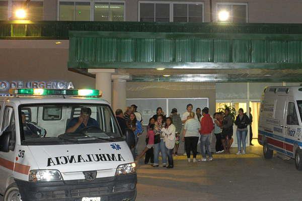 Fue trasladado al hospital