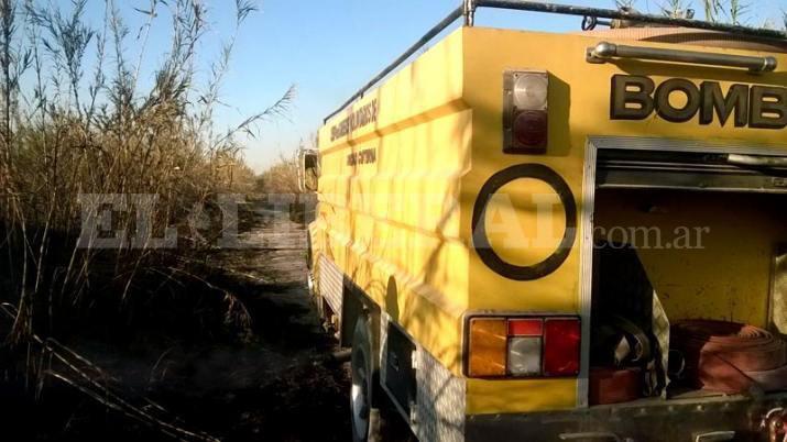 Chocoacute dos animales en la ruta y se le prendioacute fuego el auto