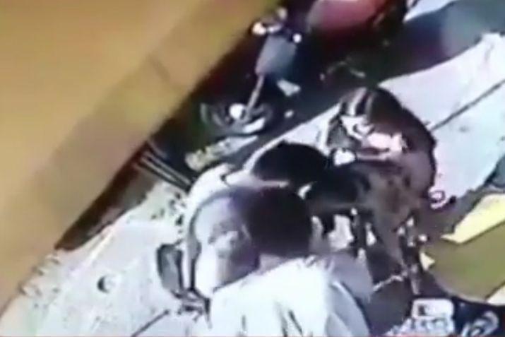 Ocurrió en la vereda del comercio en el barrio porteño de Floresta