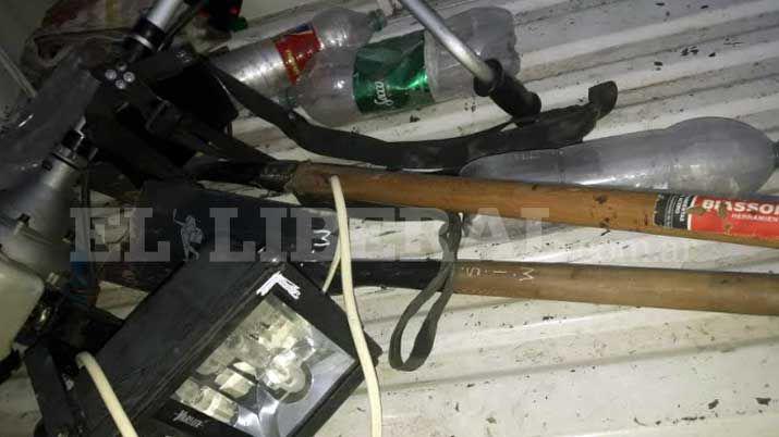 Recuperan bienes sustraiacutedos desde un jardiacuten en La Banda