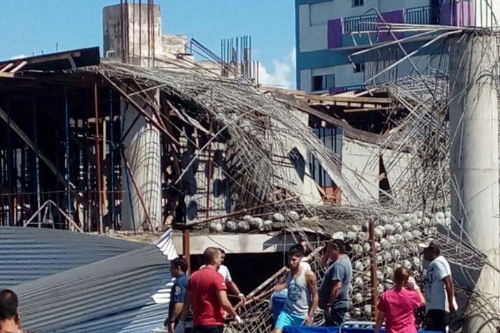 Las autoridades todavía se buscan a dos personas entre los escombros