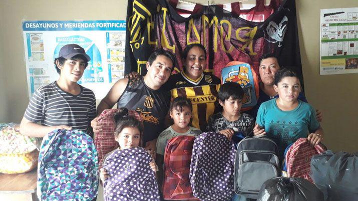 Se entregaron donaciones en una escuela del Paraje Cheacuteej