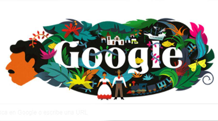 Google y su doodle homenaje a Gabriel Garciacutea Maacuterquez
