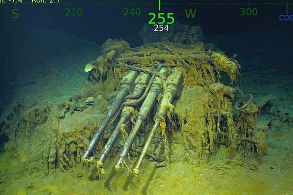 Una expedicioacuten encontroacute en Australia los restos  de un portaaviones de la Segunda Guerra Mundial