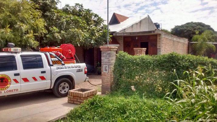 Paacutenico por el incendio de una vivienda en Loreto