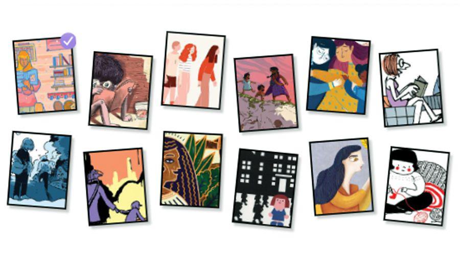 Historias de mujeres en el doodle de Google por el 8M