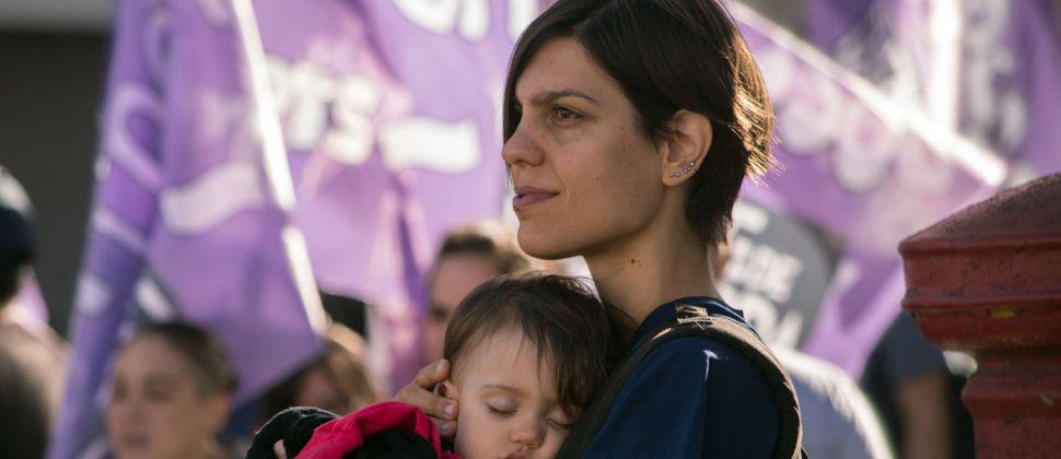 8M- Multitudinaria movilizacioacuten hacia el Congreso