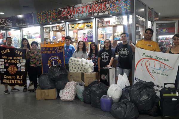 Enviaron donativos para los afectados por lluvias en Salta