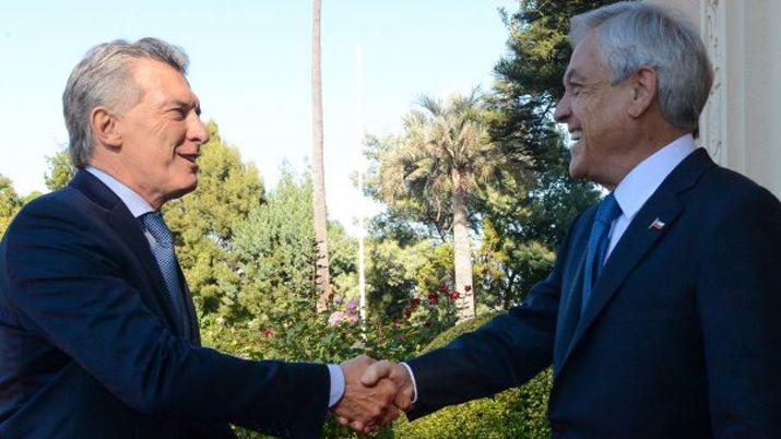 Macri y Pintildeera se reunieron para una mayor integracioacuten energeacutetica