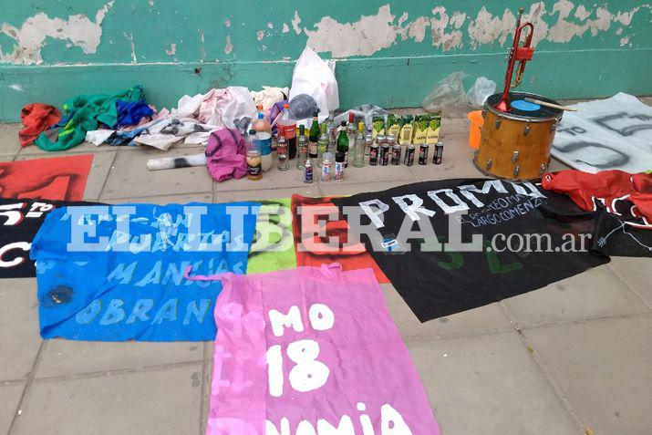 Los menores terminaron siendo requisados por personal policial