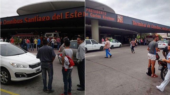 Bomberos evacuaron la terminal en un simulacro