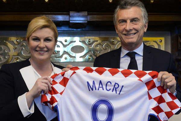 Macri acordoacute con Croacia fortalecer  el intercambio con la Argentina
