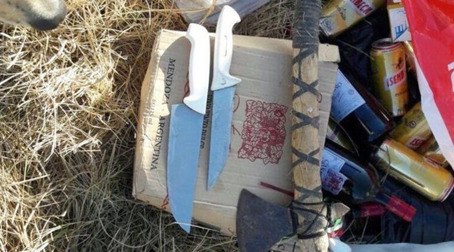 Hinchas de River viajaban a Mendoza con cuchillos y un hacha