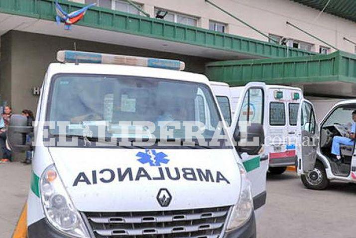 El herido fue derivado de urgencia al Hospital Regional
