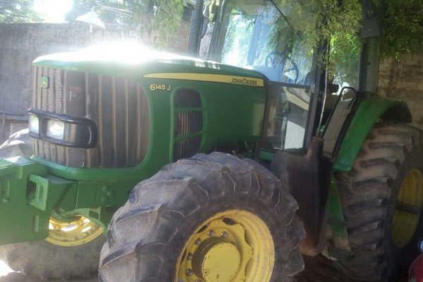 Detuvieron a Yiyo y recuperaron un tractor robado