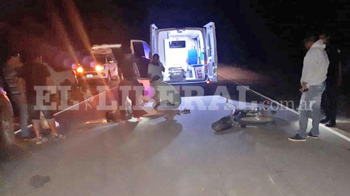 Un motociclista de  22 antildeos murioacute en la ruta- teniacutea dos hijos