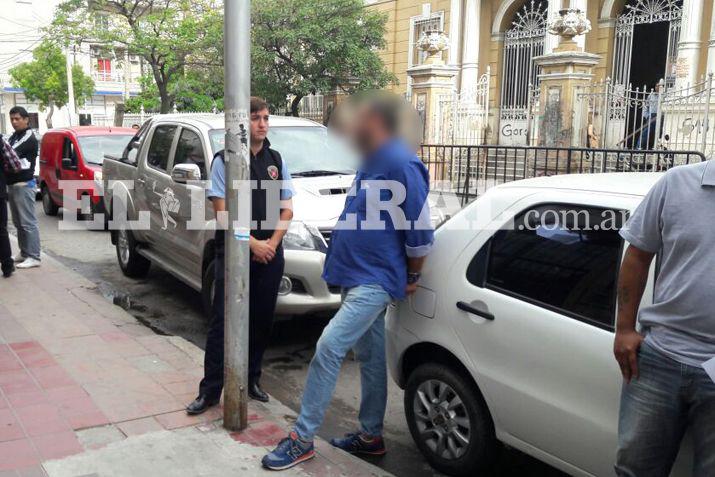 El procedimiento se desarrolló sobre calle Libertad entre Moreno y Garibaldi