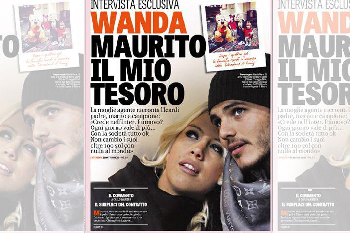 Wanda Nara negoció la �ltima (y millonaria) renovación de Mauro Icardi con Inter hasta 2021