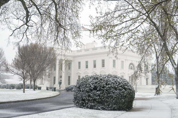 La tormenta de nieve paraliza al gobierno  de Estados Unidos