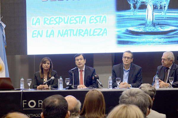 Zamora remarcoacute la fuerte inversioacuten en proyectos hiacutedricos  en los uacuteltimos 13 antildeos 