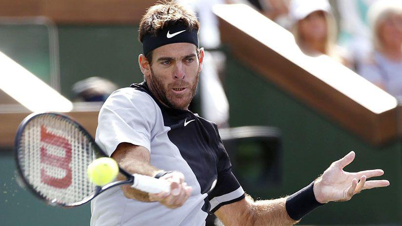 La tierna reaccioacuten de Del Potro ante una nintildea