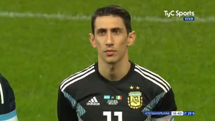 Reviviacute el momento del Himno de Argentina en Manchester