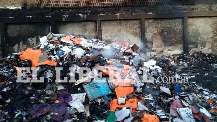 Las llamas causaron daños enormes