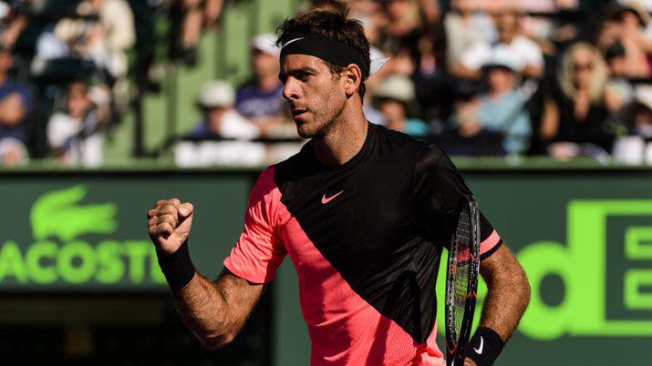 Del Potro no detiene su marcha y avanzó a cuartos de final