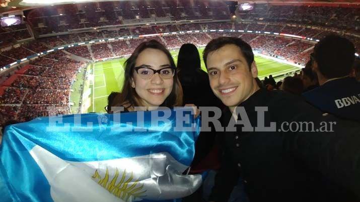 Vanina y René enviaron sus fotos al WhatsApp de EL LIBERAL 3854 894 296