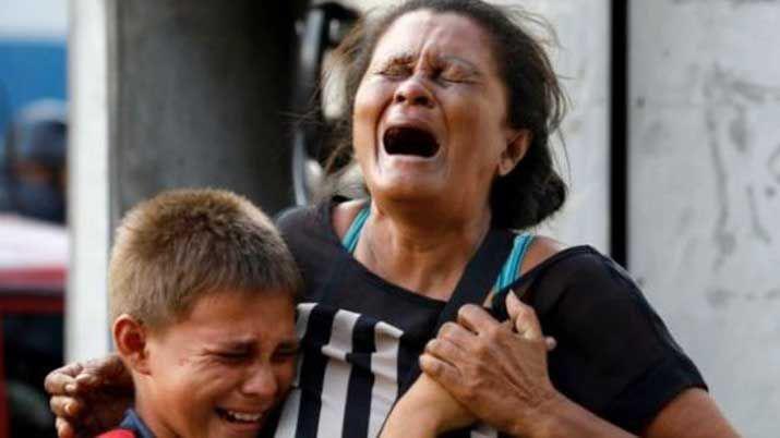 Venezuela- murieron 68 personas por un motiacuten en los calabozos de una comisariacutea