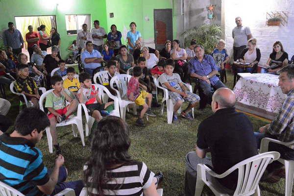 El municipio anuncioacute importantes obras en reuniones con vecinos de los barrios 9 de Julio y Mercantil