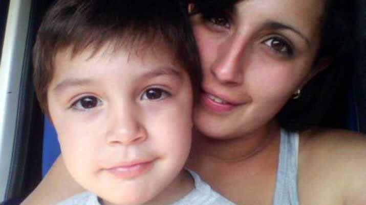 Imagen de Thiago Joel Franco y su mam� antes del accidente 