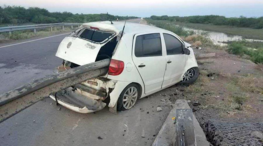 Sargento de policiacutea protagonizoacute un violento accidente con su automoacutevil