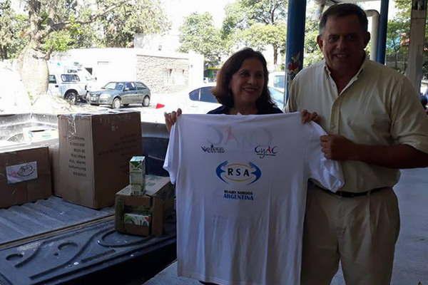 El Cyac entregoacute donaciones al Ministerio de Salud provincial