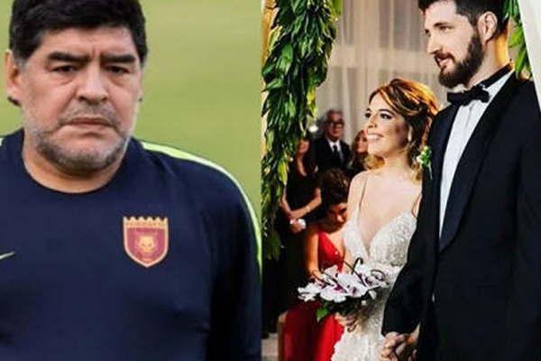 Diego Maradona estalloacute contra Claudia Villafantildee y su pareja