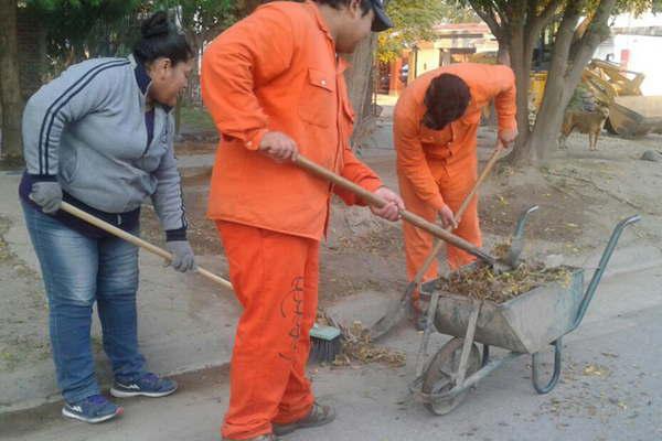 Realizaron limpieza y desmalezamiento en varios sectores