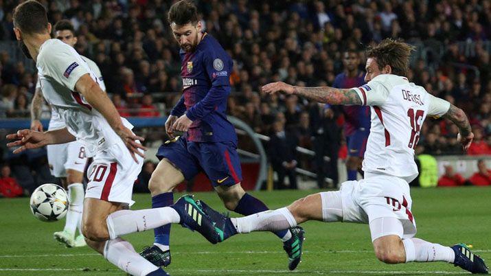 VIDEO  Barcelona goleoacute a la Roma por 4 a 1 como local