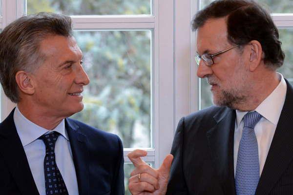 A poco de la visita de Rajoy Macri criticoacute la confiscacioacuten de YPF
