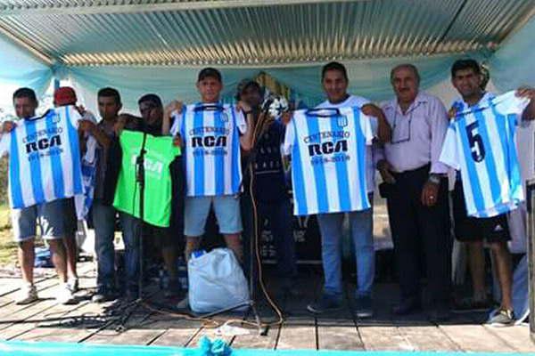 Compartieron el Centenario del  club Racing del Norte de La Fragua