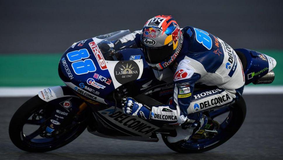 Marco Bezzecchi sorprendioacute en la primera sesioacuten libre de Moto3
