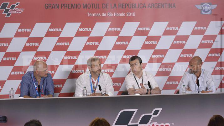 El gobernador Zamora y el ministro Frigerio juntos en Las Termas