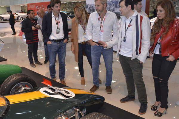 El ministro del Interior recorrioacute y destacoacute el Museo del Automoacutevil