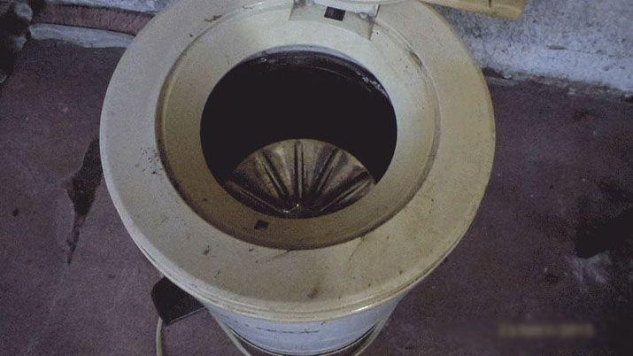 El secarropas estaba funcionando cuando ocurrió el accidente