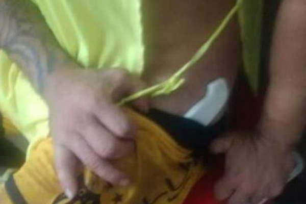 Acusan a Vergara de haber jugado con un cuchillo