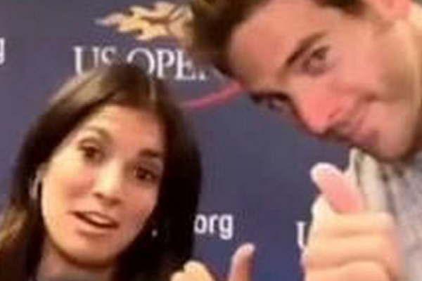 Del Potro se enamoroacute de una periodista