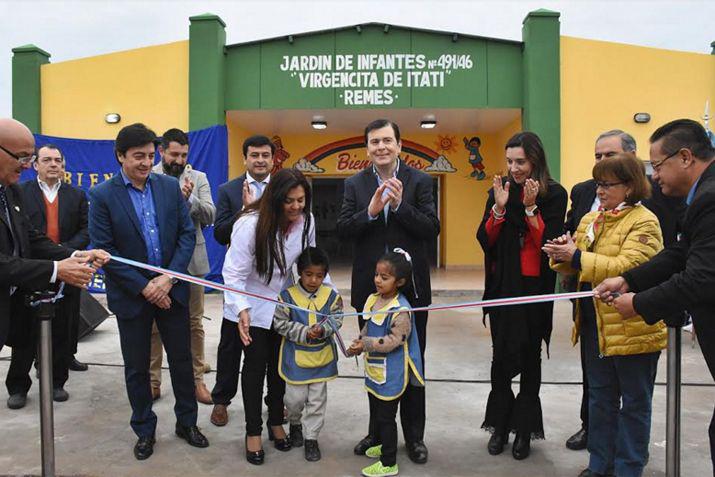 El gobernador Zamora inauguró importantes obras en Remes