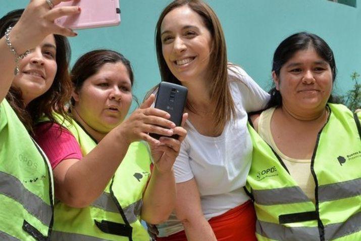 La gobernadora dijo que no tiene vocación para ser presidente de la Nación