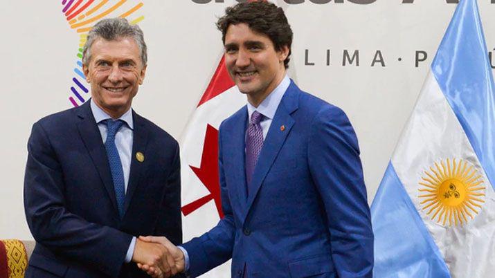Macri se reunioacute con Trudeau y fue invitado como observador al G7