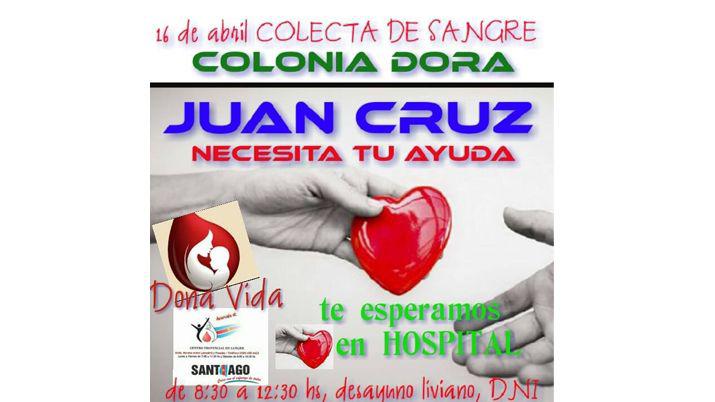 Este lunes se realizaraacute una colecta de sangre en el hospital de Colonia Dora