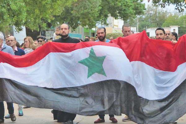 Friacuteas se manifestoacute por la paz de Siria